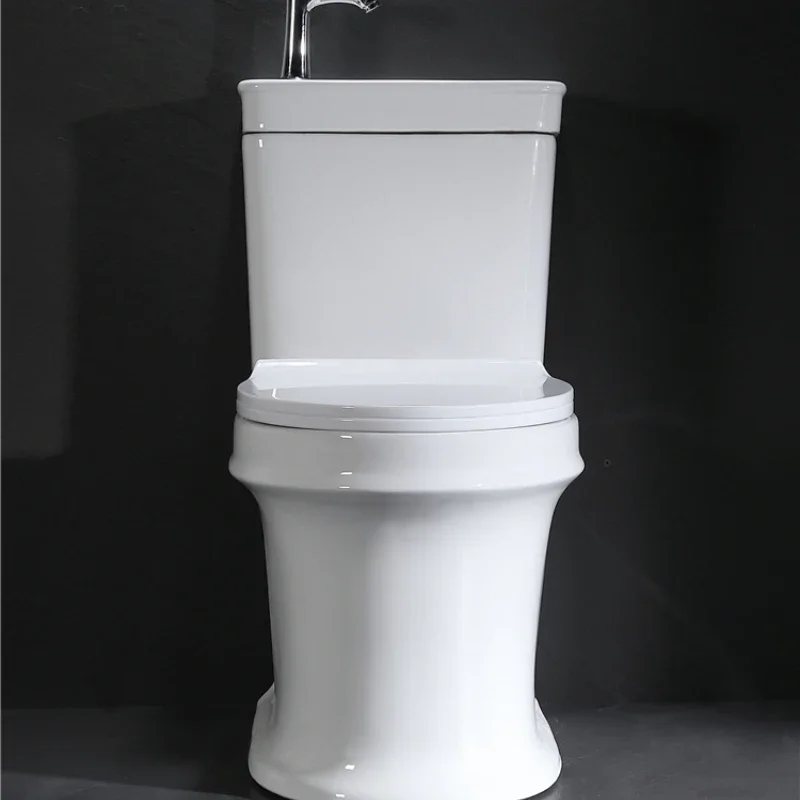 Toilet Water Tank with Wash Basin Integrated Pumping Household Small Apartment Two-in-One Wall Rear