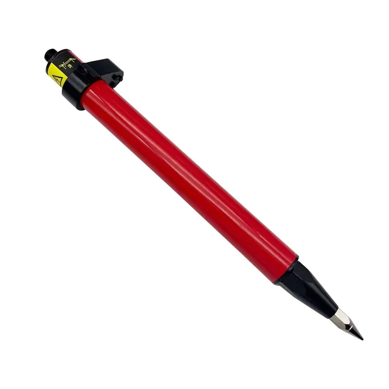 

39CM RED Prism Pole Mini Prism Pole e 5/8x11" Thread For Total Station Surveying Instrument