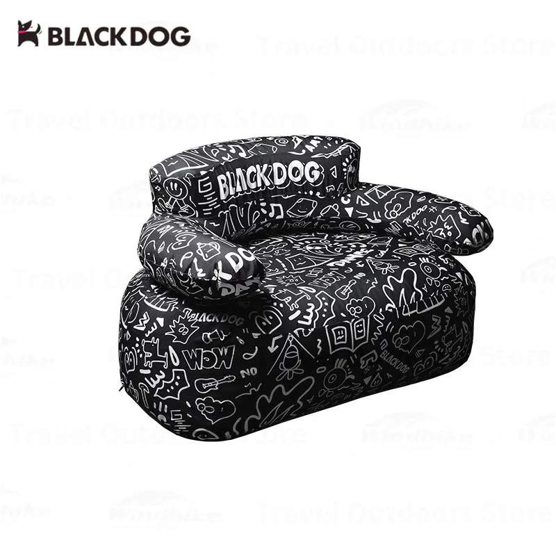 Naturehike-BLACKDOG Outdoor Inflatable Sofa 1-2 Persons Family Expenses Lazy Chair 300kg Bear Weight Beach Air Cushion