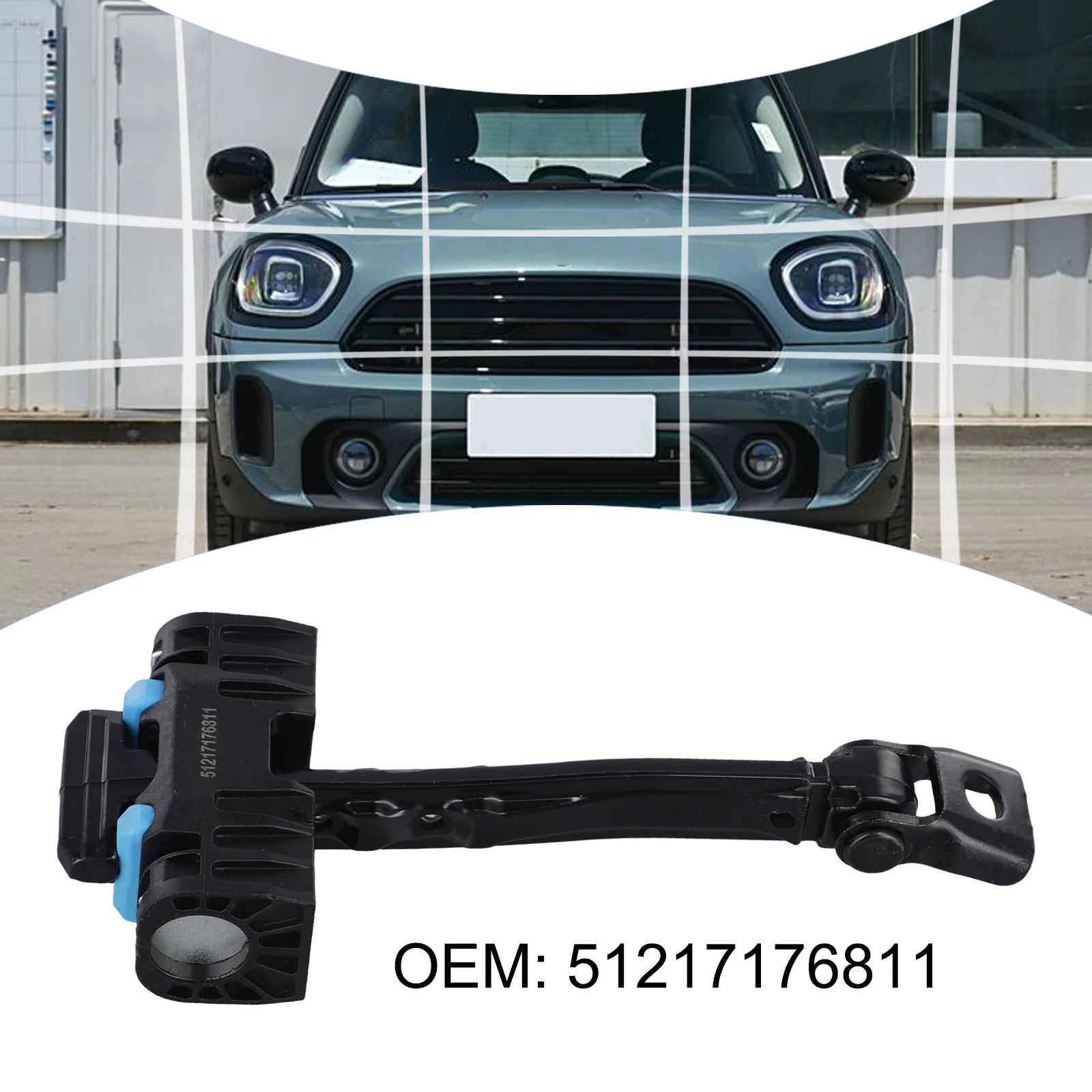Brake Check Hinge Door Brake Check Stopper Vehicle Maintenance Non deformation OEM Number 51217176811 Brake Check 5