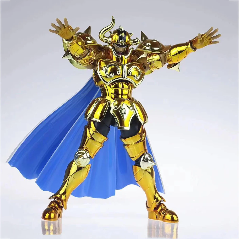 CS modelo Saint Seiya Myth Cloth EX Taurus Aldebaran 24K/OCE Gold Caballeros del Zodíaco Anime figura de acción de armadura de Metal en Stock