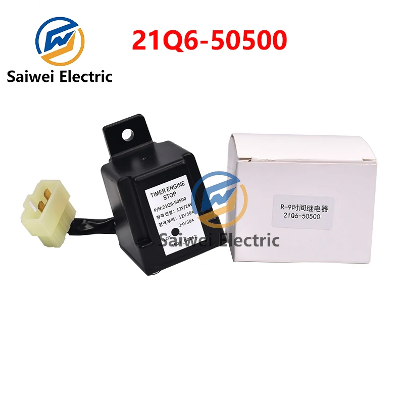 21Q6-50500 21Q650500 Hyundai R150 215 225 305 335-7 -9 delayed flameout controller time relay excavator parts