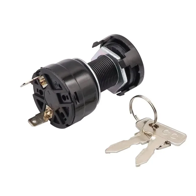 Electric Ignition Key Switch 1025086-01 1018262-01 1018263-01 Is Suitable for Golf Carts 2004 and 2018 Tempo Models