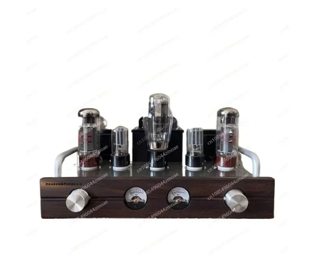 6H8C EL34 hand-built luxury high-end tube power amplifier, output power: 6.5W+6.5W, frequency response: 20hz-20khz