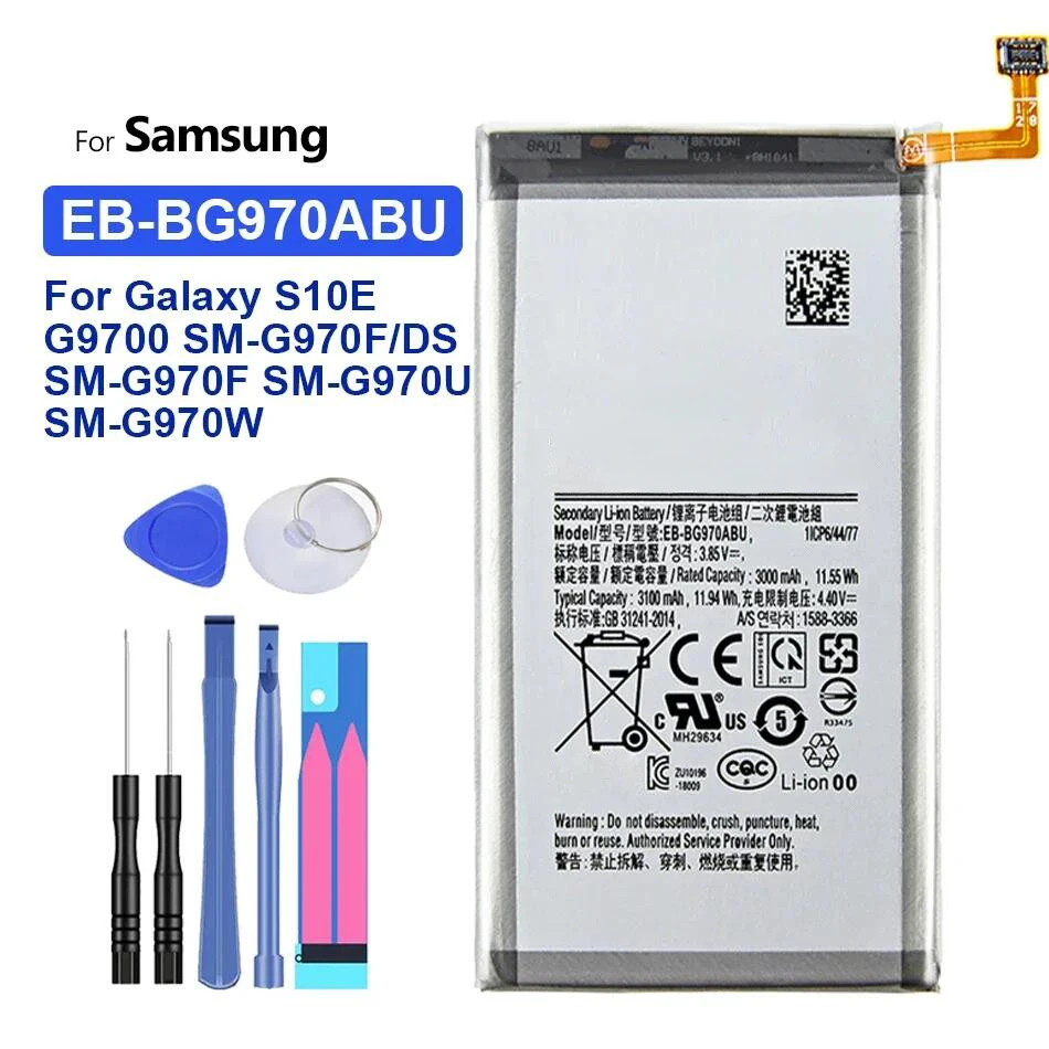 Phone Battery 4100mAh For Samsung Galaxy S10 Plus S10+ S10 Plus SM-G975F/DS SM-G975U/W G975 G975F G975U S10Plus EB-BG975ABU