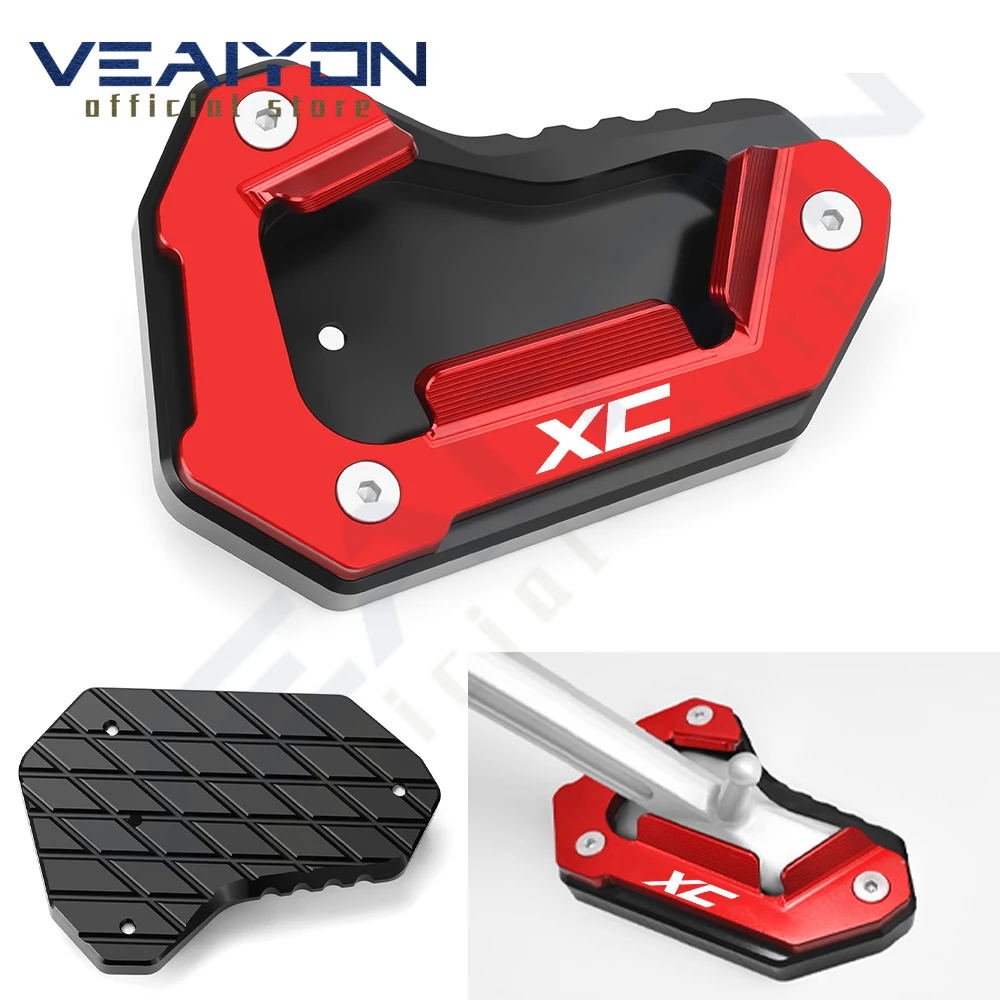

Motorcycle accessories CNC aluminum For TIGER Explorer XC 2011 2012 2013 2014 2015 Kickstand Sidestand Extension Pad Plate