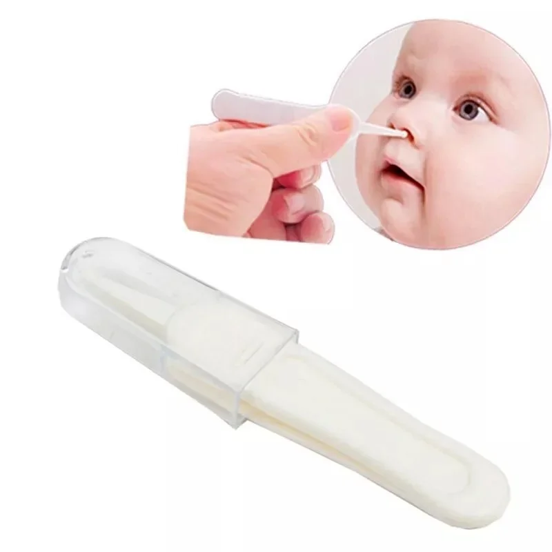 Pinzas nasales redondas para bebés, pinzas de limpieza Nasal para bebés, pinzas de limpieza Nasal para niños pequeños, orejas, nariz, ombligo, 3-1