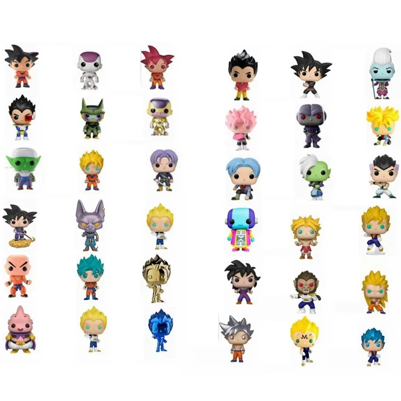 Figuras de acción de vinilo Funko POP DragonBallz Series SUPER SAIYAN GOKU Vegeta Goku, modelo coleccionable, juguetes para niños, regalo de cumpleaños