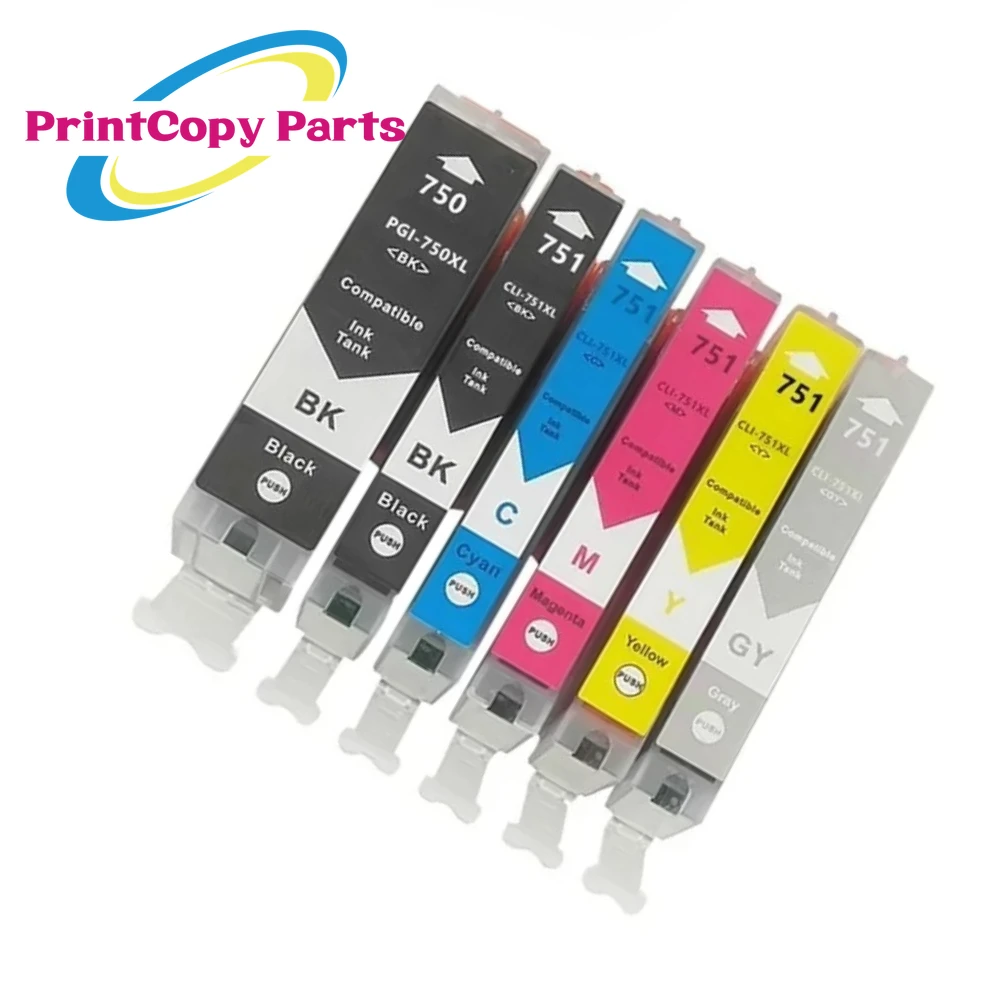 

Чернильный картридж PGI-750 CLI-751 для струйных принтеров Canon PIXMA MG7570 IP8770 MG6370 MG7170 PGI750 CLI751