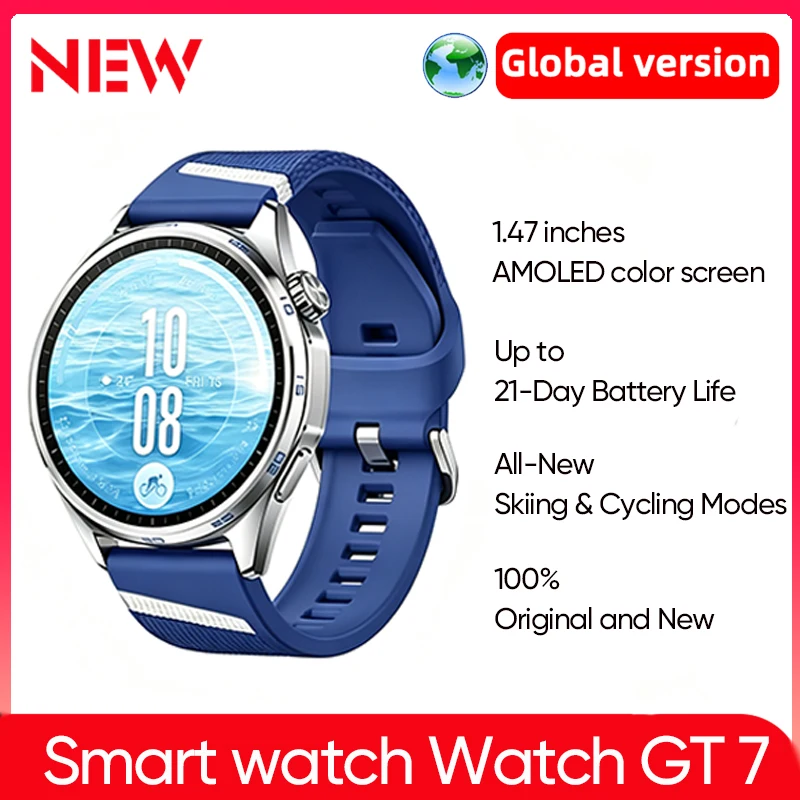 Huawei Watch GT 7 Up to 21-Day Battery Life All-New Skiing & Cycling Modes EasyCross Strap Smartwatch Global Version