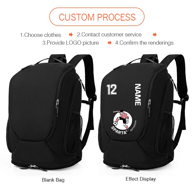 Custom Basketball Backpack with logo Personalized customization Football Training bag Volleyball Storage Bag Team Match DIY Name