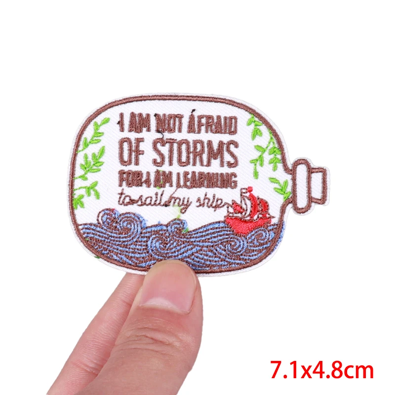 Getränke flaschen/Tasse Stickerei Patch Cartoon Patch gestickte Patches auf Kleidung Bügeleisen auf Patches für Kleidung DIY Näh aufkleber – Detail 21