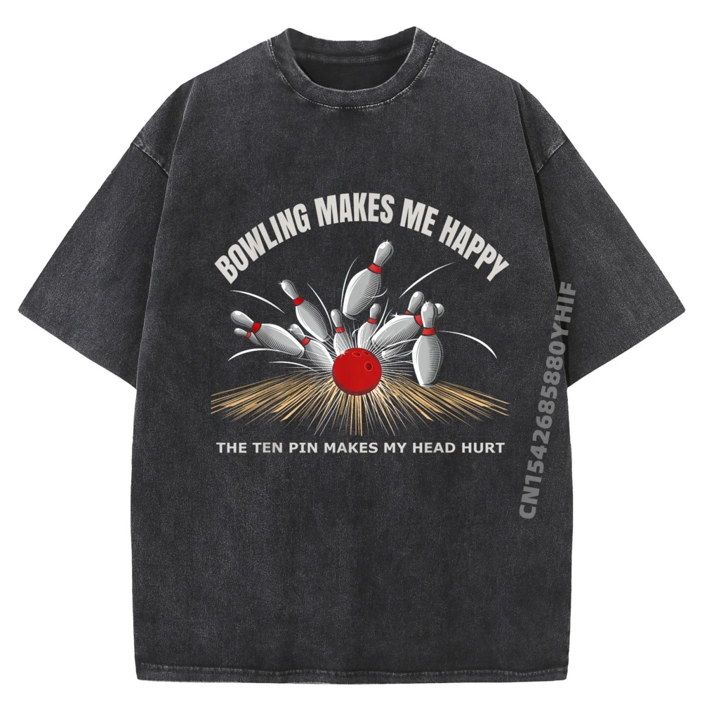 

Discount Graphic Tshirt Ten 10 Pin Makes My Printing Tshirts Youth Tops Tees Mens Retro Washed T-shirts