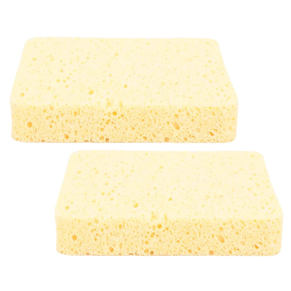 3pcs With Storage Case Painting Sponge Rectangle Shape Water Absorbent Watercolor Sponge Artist Sponge For Art Supplies