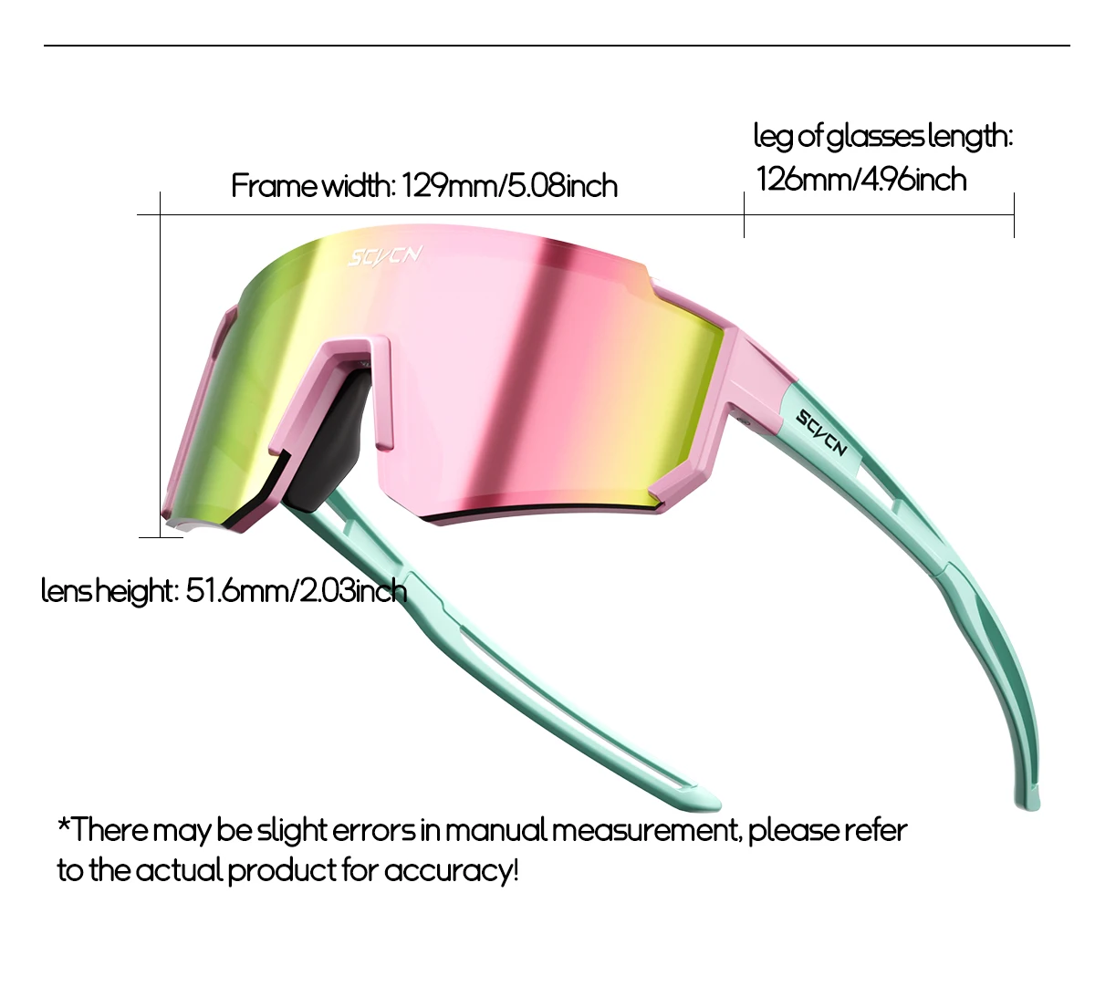 SCVCN Kinder-Radsportbrillen Mädchen-Sportbrillen UV400 Jungen Baseball Outdoor Laufen Wandern Eyewear Sonnenbrillen 2026 – Detail 19