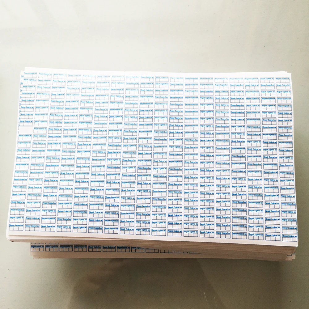 400pcs 10x5mm Writable Date Repair Expired on Year Month Day Maintenance Guanantee Sticker Brittle Paper Label Tamper Evident