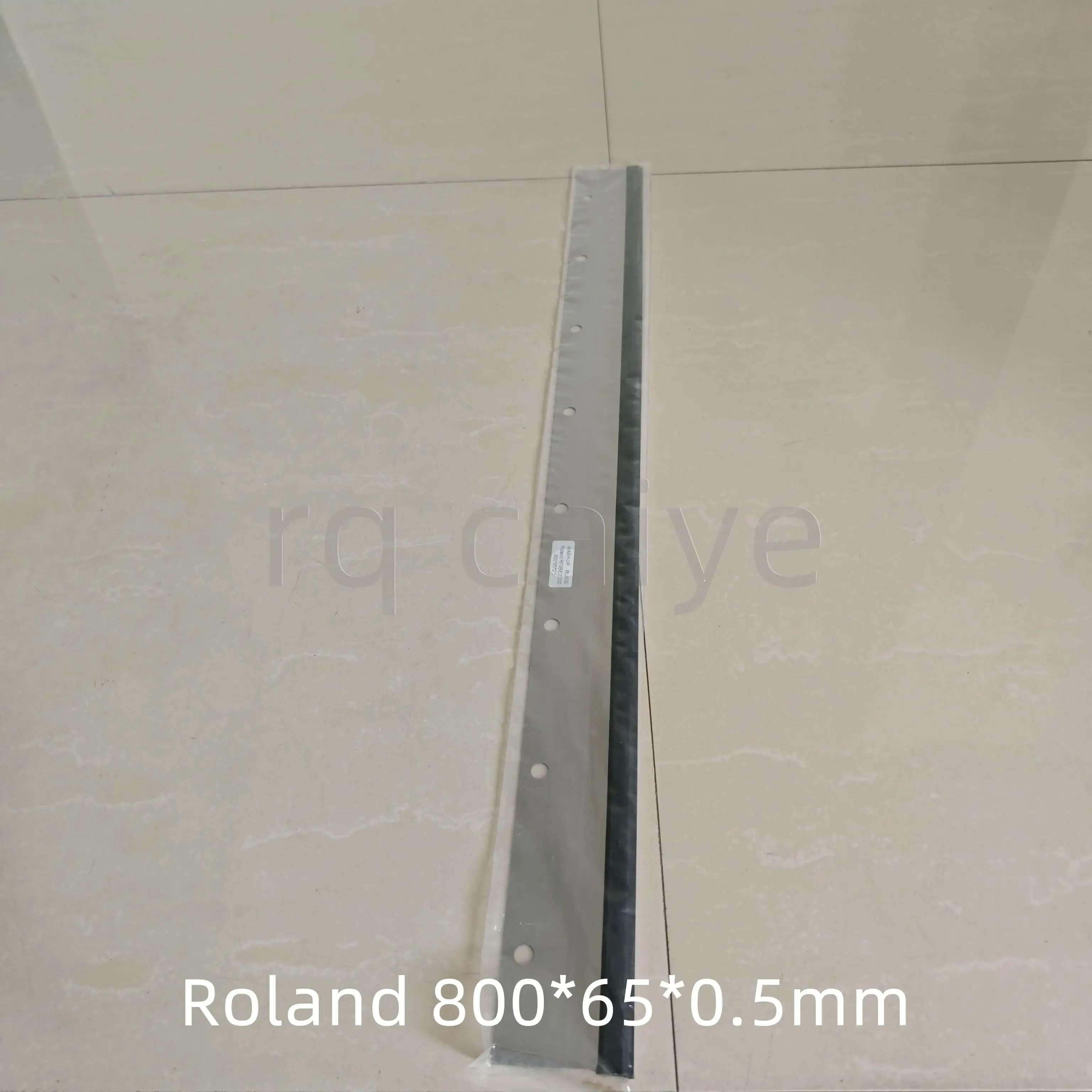 2 Pcs Roland RF0B/02/200 800X65X0.5mm Wash Up Blade Offset Printing Machine Parts 8 Holes Roland 200 Printing Machine