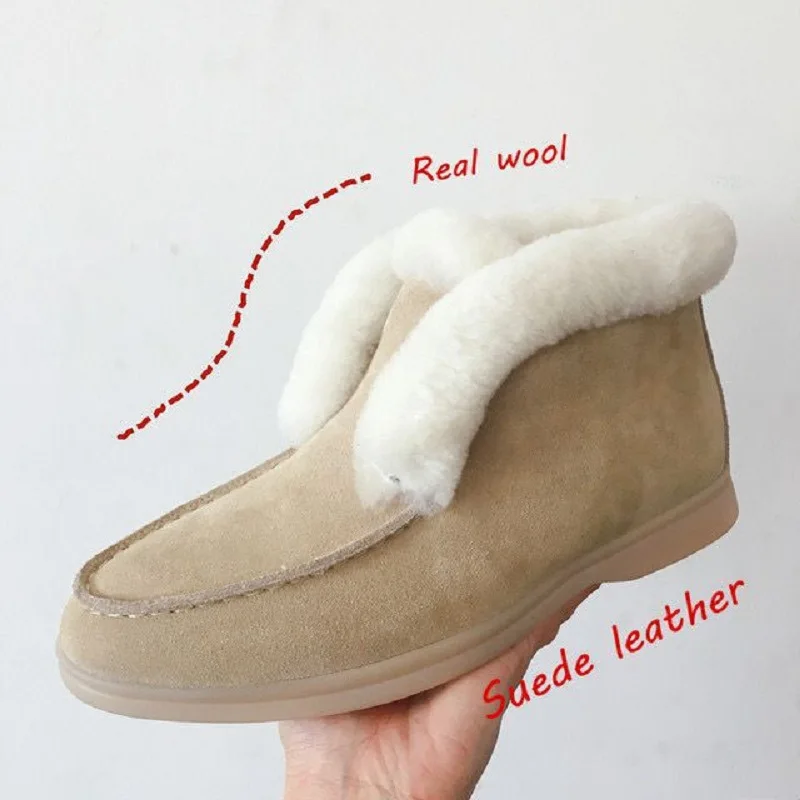 Women\'s Winter Boots Extra Thick Plush Warm Snow Boots Women\'s Boots Extra Size Winter Shoes Cotton Shoes 2024