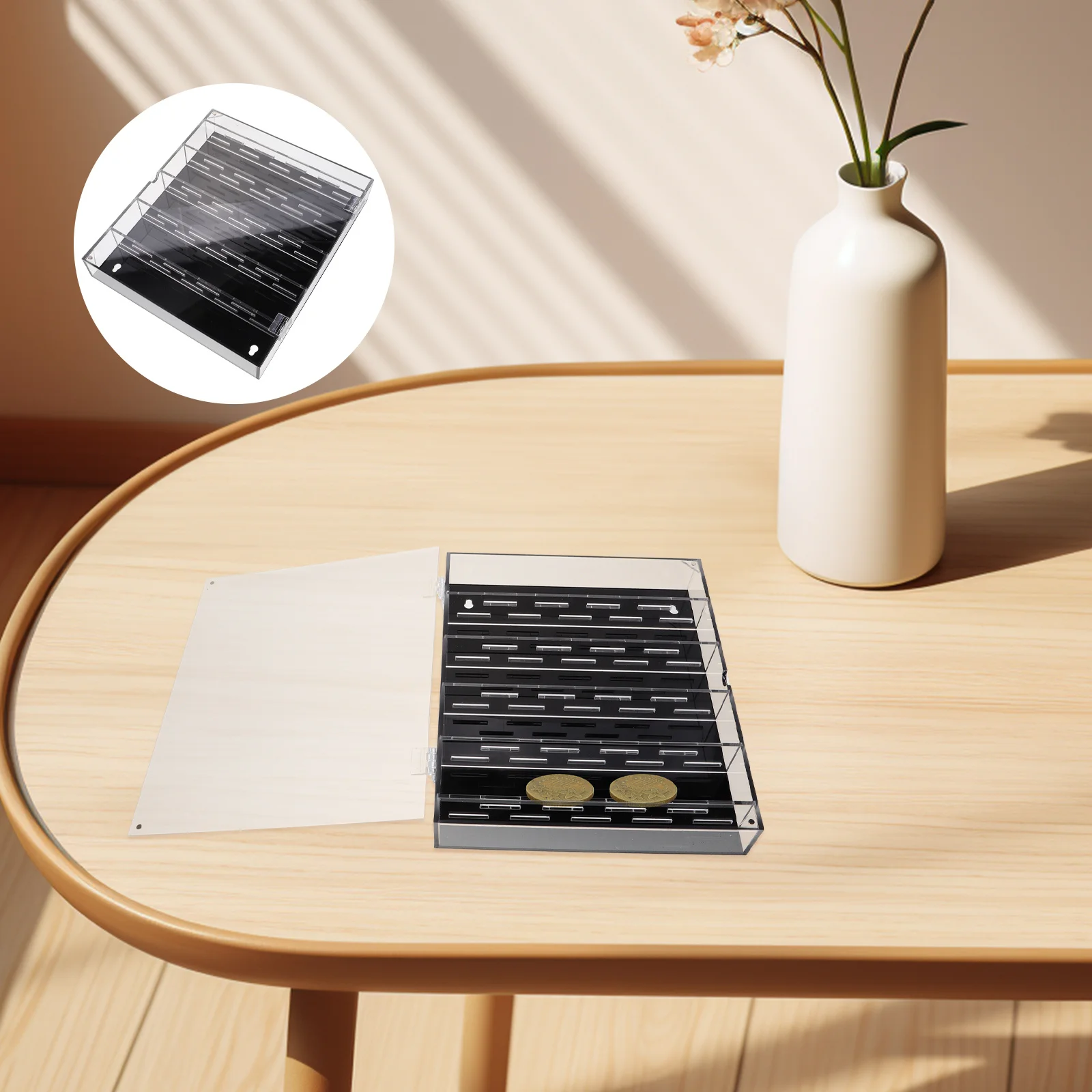 

Clear Display Box Transparent Storage Case Collectors Lightweight Holder Container Protector Collection Supplies