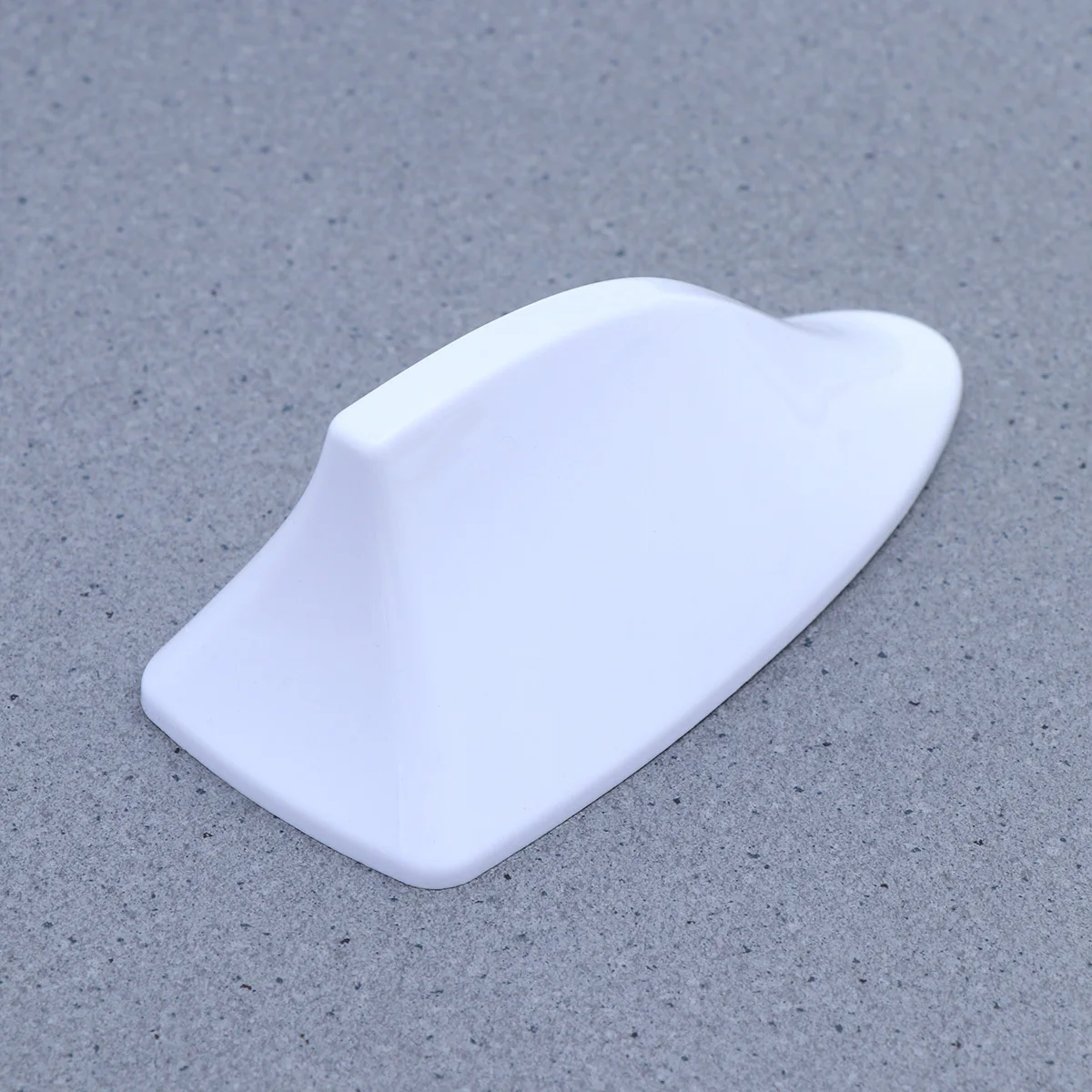 

Car Roof Antenna Shark Fin Universal No Punching Waterproof Accessories Decorative Removable White Color