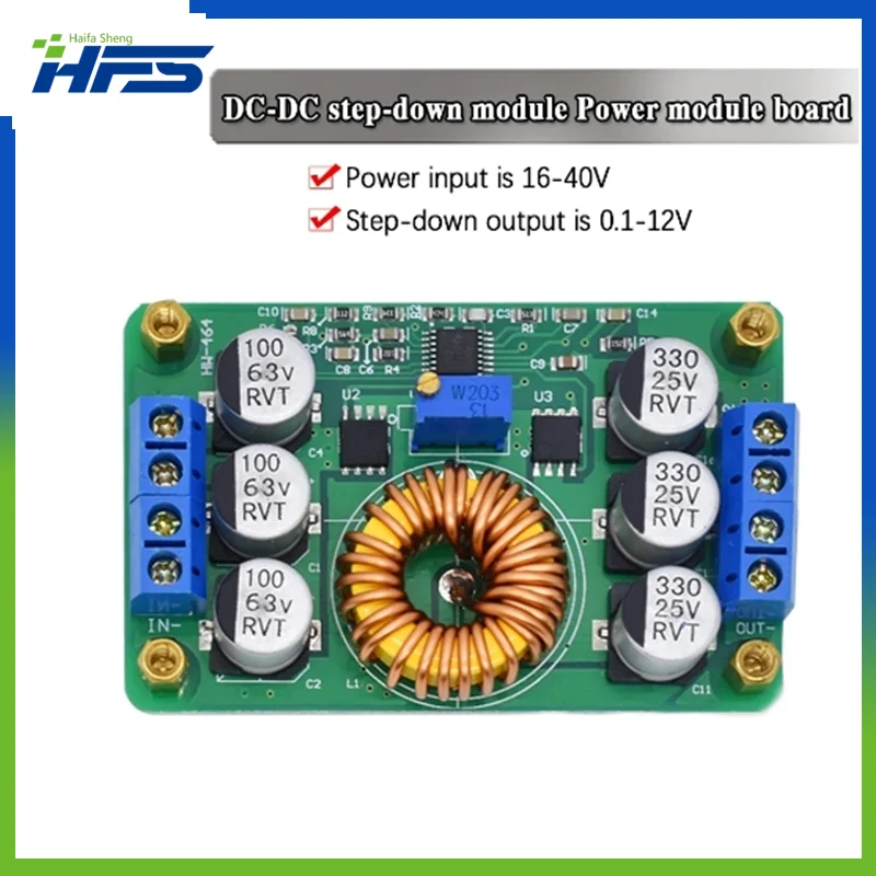 3D Printer Parts Prusa i4 Voltage Convertor Ultra-high-efficiency DC-DC step down module IN 16-40V OUT 1.0-12V / 6A