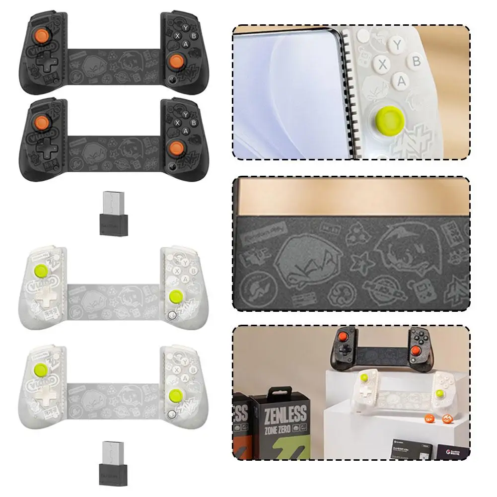 ﻿   ل GameSir X5s Extreme Zone Zero Collaboration Bluetooth Wireless Stretch Game Controller لـ IOS Android Swi Gamepads