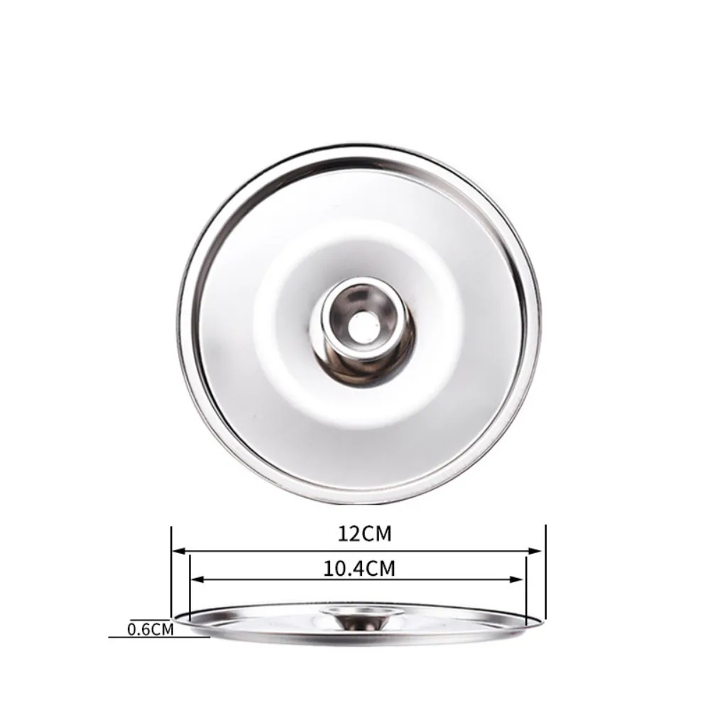 Nieuwe 10-24 cm ronde potdeksel, verdikte roestvrijstalen steelpanafdekking, vervanging, universele keukendeksel, keukenbenodigdheden