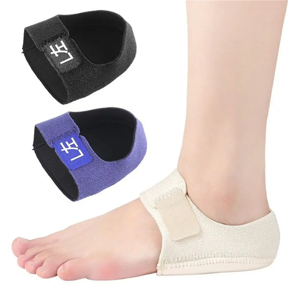 Foot Relief Pain Rubber Arch Wrap Support Heel Protectors Gel Protective Socks Heel Pad Back Heel Protective Sleeve