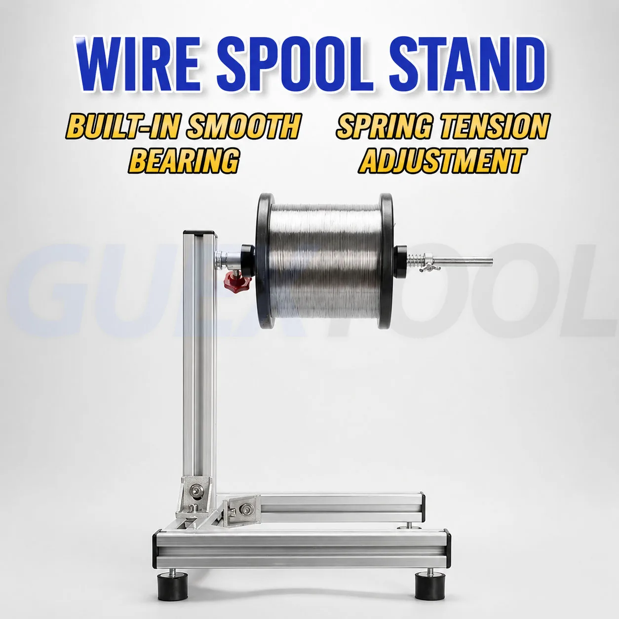 Winding Machine Wire Rack for Fishing Line Cotton Thread Enameled Wire Winder Machine Reel Spooler Metal Damping Adjustment