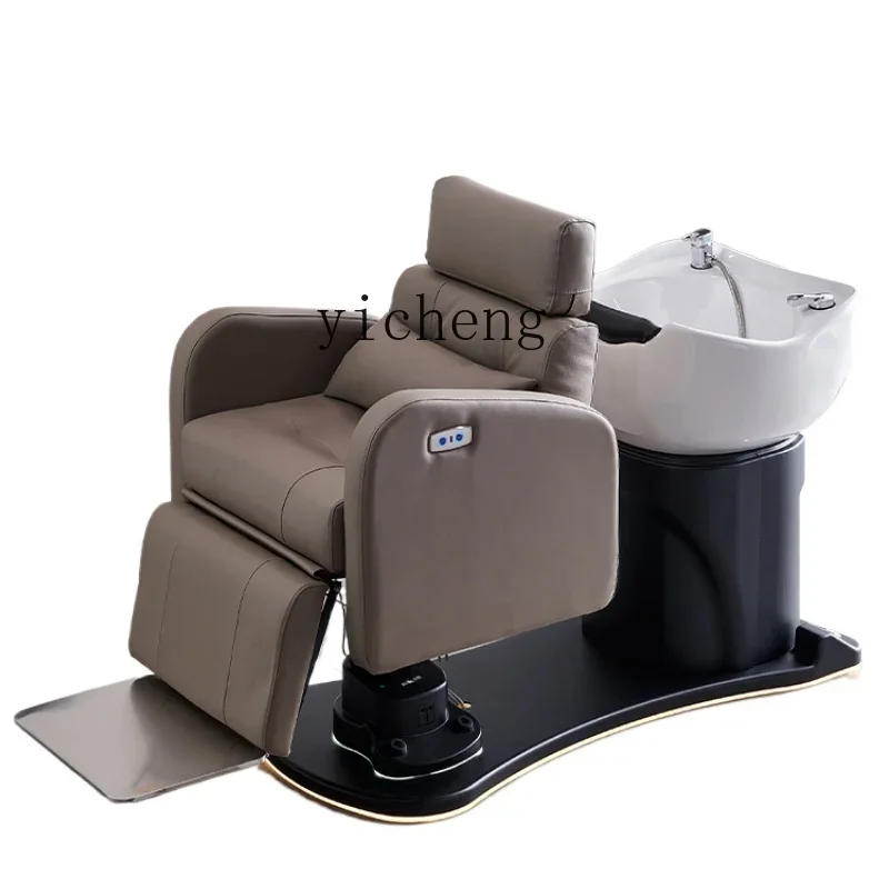 

Zf electric flush bed fashion shampoo bed beauty shop hair chair