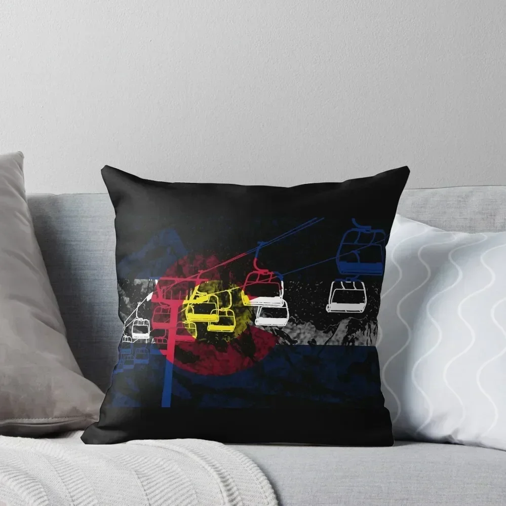 

Colorado Ski Lift Throw Pillow autumn pillowcase Pillowcases For Pillows christmas ornaments 2025 Room decorating items pillow