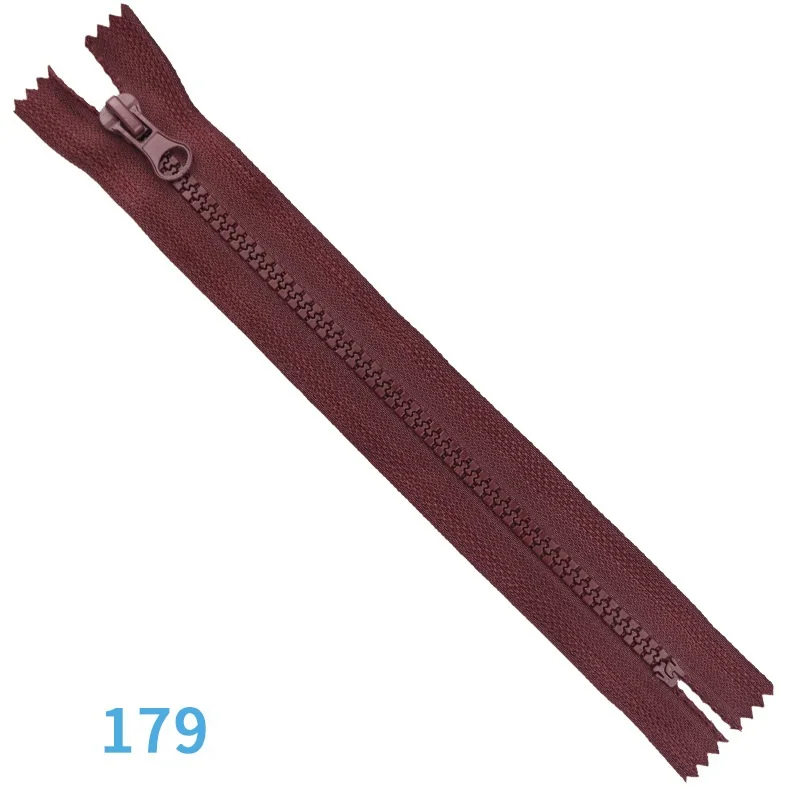 2 Stück 5 # Harz-Einzel-Schieber-Reißverschlüsse mit geschlossenem Ende 15, 20cm, 30, 40cm für Mäntel, Kleidungsstücke, Jeans, Handarbeiten, Nähzubehör, Kleidungsreißverschlüsse – Detail 4