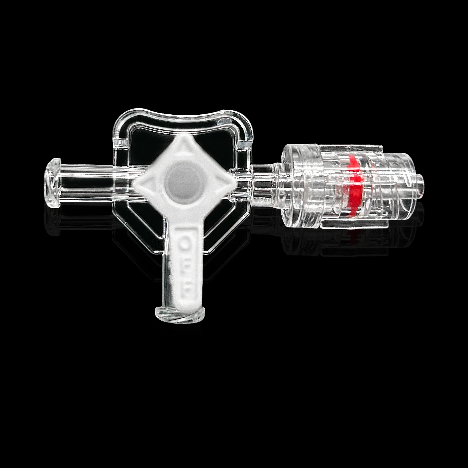 

50 three-way stopcock valves, suitable for Ruhr lock connectors or tubing, for medical and laboratory use, single-use sterile