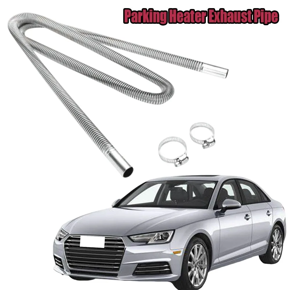 

Parking Heater Exhaust Pipe Air Heater Exhaust Smoke Pipe 2.5cm 25mm Caliber Exhaust Pipe For Truck Sedan Large Car Vehicle
