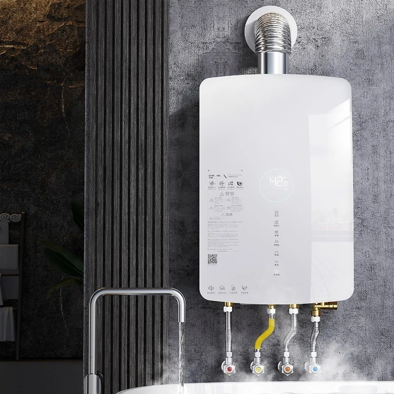 

Three-pipe zero cold water gas water heater household natural gas 16 liters back to the water cycle