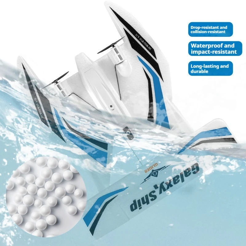 เครื่องบินบังคับวิทยุ Z62 แบบสะเทินน้ำสะเทินบก บินได้ทั้งบนบกและในน้ำ วัสดุโฟม EPO บินง่าย ของเล่นเครื่องบินสำหรับเด็กและผู้ใหญ่