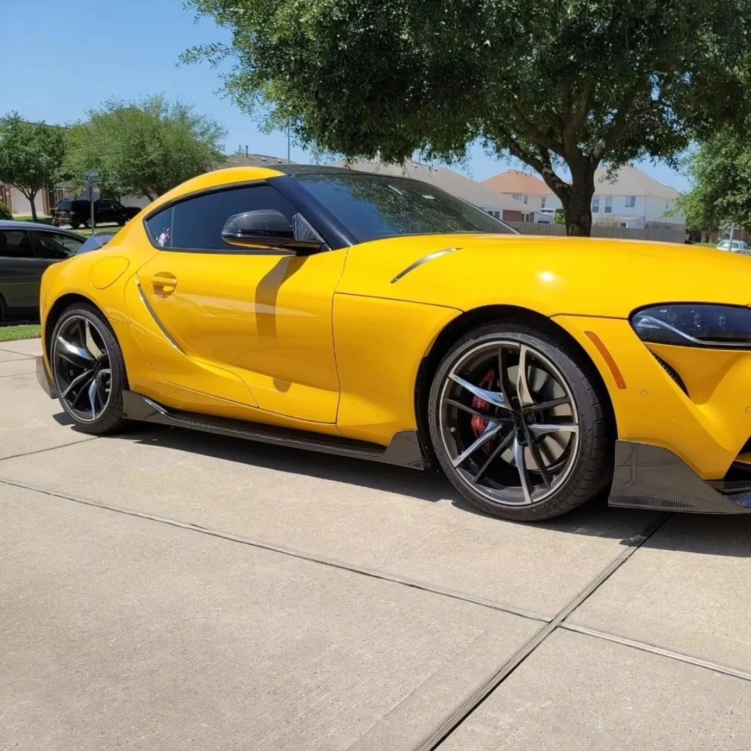 

Factory Sale AG Style Carbon Fiber Side Skirts for 2019-2020 Toyo for Supra A90 A91 MK5 Body Kit Accessory