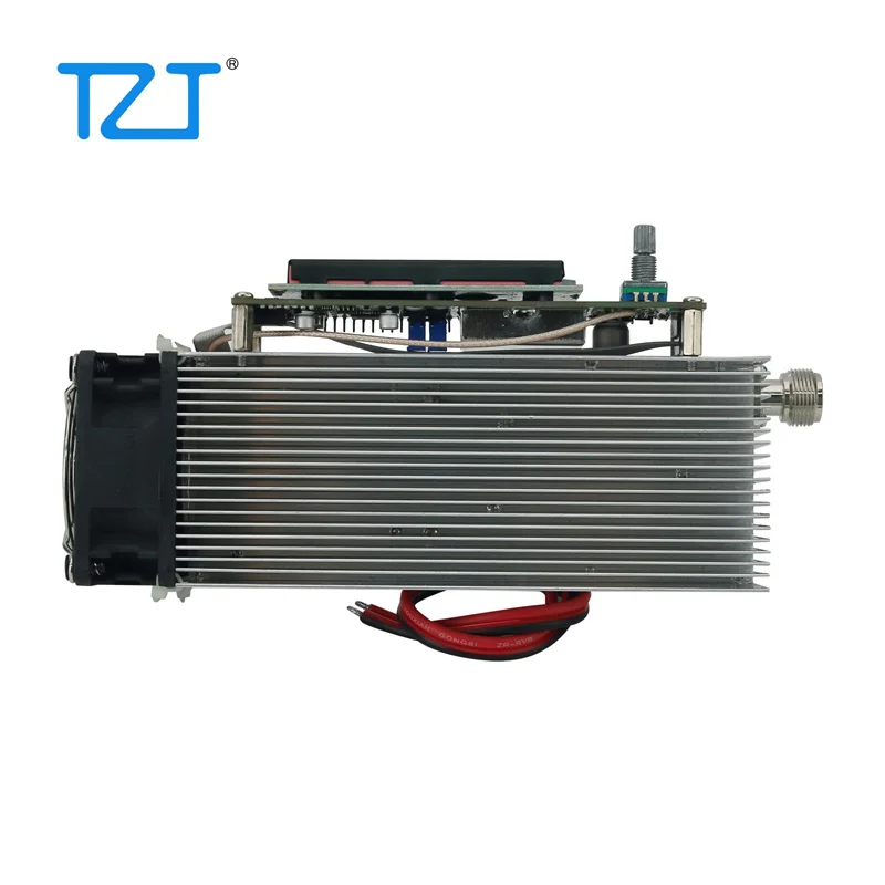 TZT 0-150W 83-108MHz جهاز إرسال FM ستيريو قابل للتعديل مع تصميم حماية كاملة لمحطة راديو لحم الخنزير