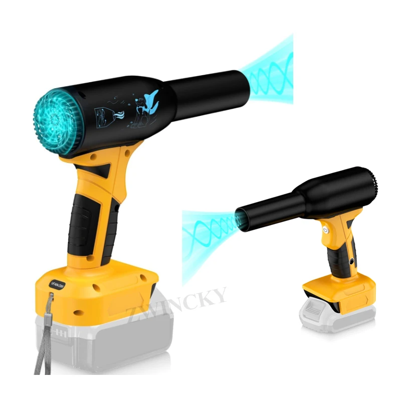 

Jet Dry Mini Blower 90000 RPM Wind Speed 3-Speed Control for Dewalt 20V Battery Cordless Jet Fan for Leaf Blower Drying Cleaning