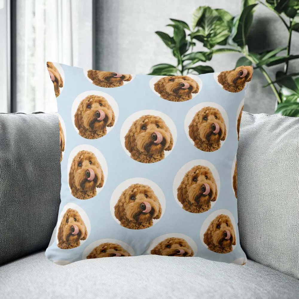 Custom Dog Cat Head Pillow,Funny Animals Photo Pillow,Personalized Pet Pillow,Pet Loss Memorial Gift,Pet Lover Gift