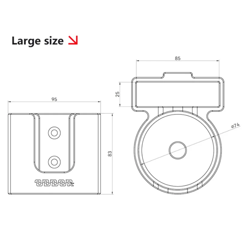 Soporte de taza JY soporte de taza de agua multifuncional accesorios de simulador de vuelo de coche de carreras de aluminio negro
