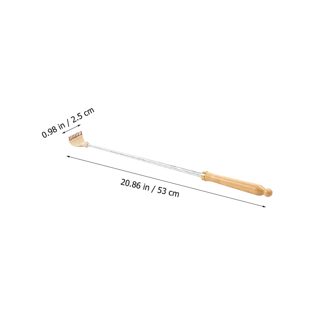 Lightweight Wooden Back Scratcher Retractable Handle Suitable for Adults Easy Itch Relief Tool Automatic Back Scratcher