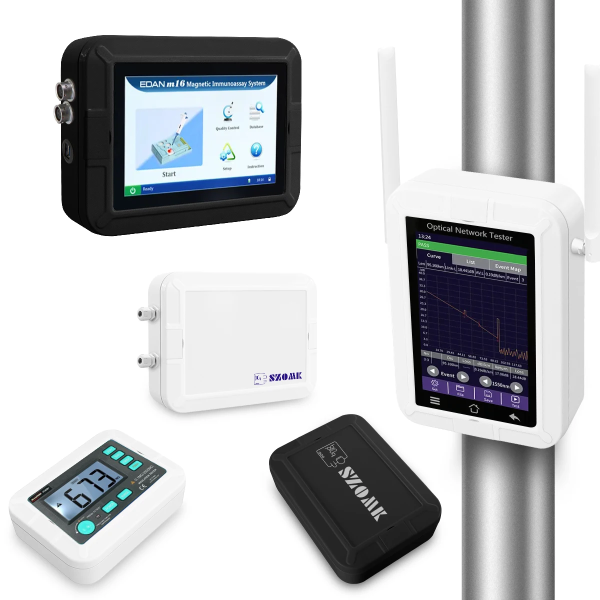 SZOMK Waterproof Box Ip67 Hot Humid Rain Harsh Weather Marine ABS IOT Outdoor Plastic Enclosure