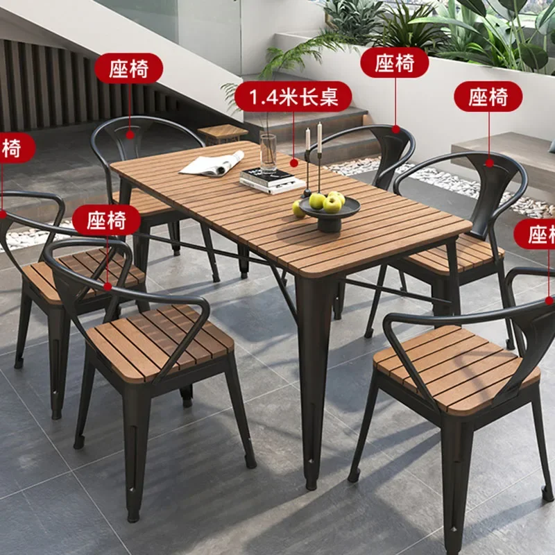 Tavolino da caffè in legno di metallo DiningCircle soggiorno tavoli rotondi Basses minimalisti nordici set di mobili da giardino moderni Muebles