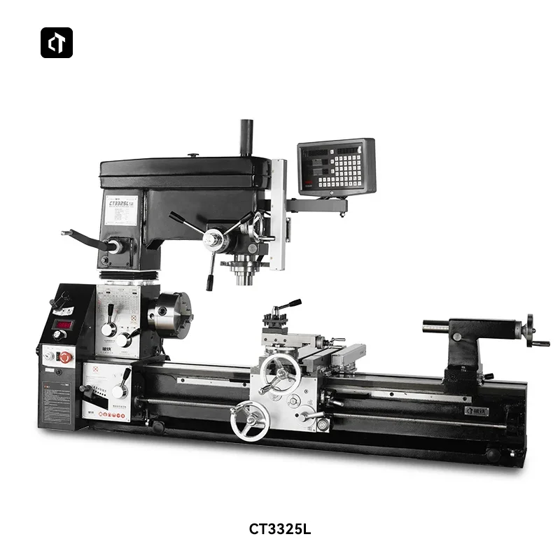 Premium CT3325L Horizontal Multifunctional Manual Universal Medium Duty Combination Lathe Milling Drilling Machine Hot Sales