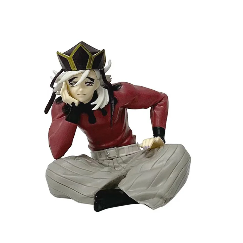 Em estoque demon slayer douma infinito castelo pvc anime figuras de ação modelo brinquedos presente aniversário presente natal