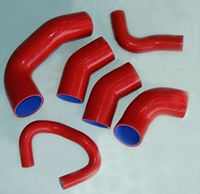 NEW 6PCS TOP Silicone Intercooler Hose For Mitsubishi Lancer EVO 7 8 9 CT9A 2001-2007 Tube 2001 2002 2003 2004 2005 2006 2007