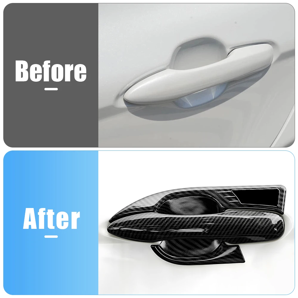 لتويوتا كامري XV70 70 2018 2019 2020 2021 2022 2023 الفولاذ المقاوم للصدأ مقبض الباب الخارجي للسيارة غطاء الصيد وعاء الباب إطار الكسوة ملصق #2