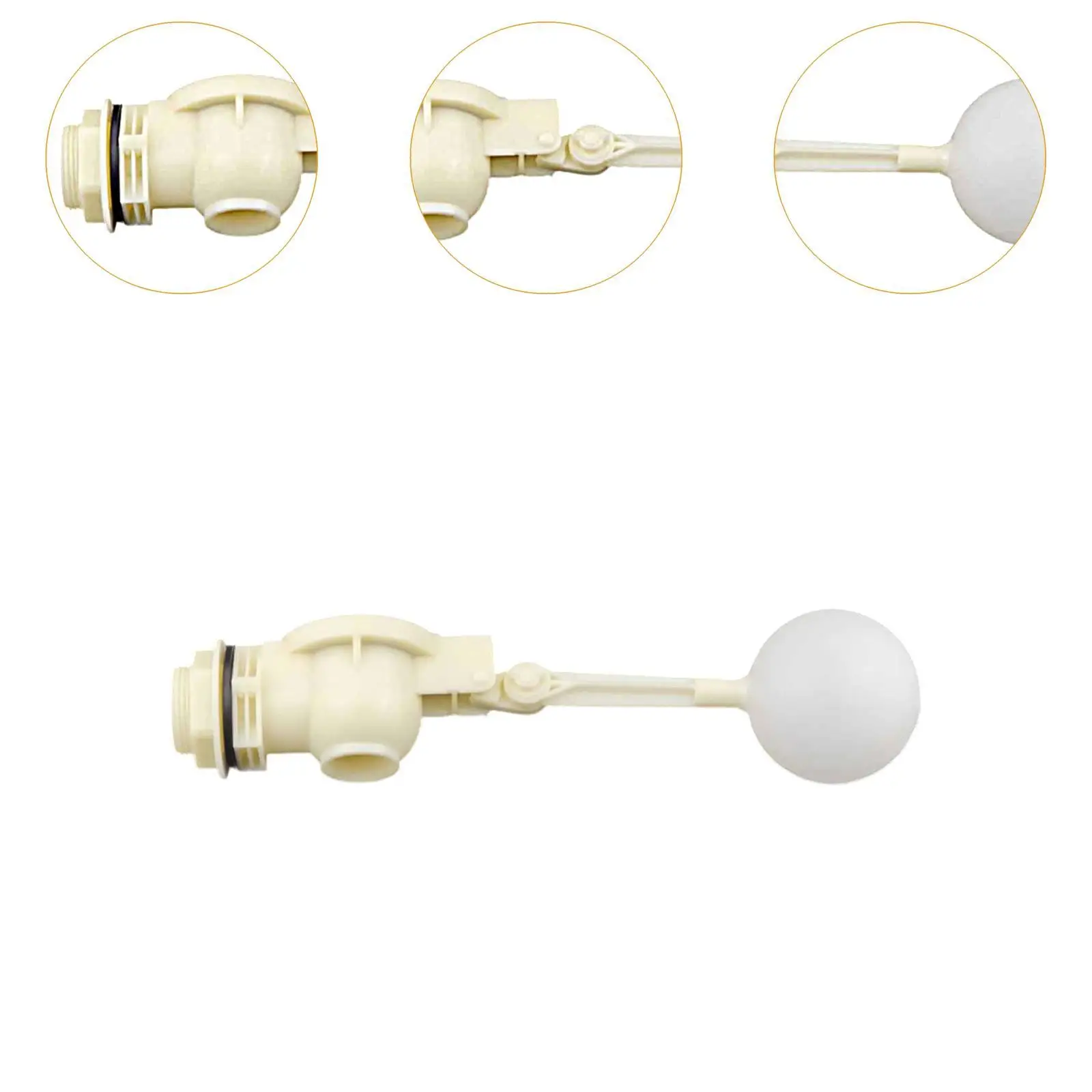 Float Valve Easy to Install Automatic Fill for Water Tanks Water Trough Pond