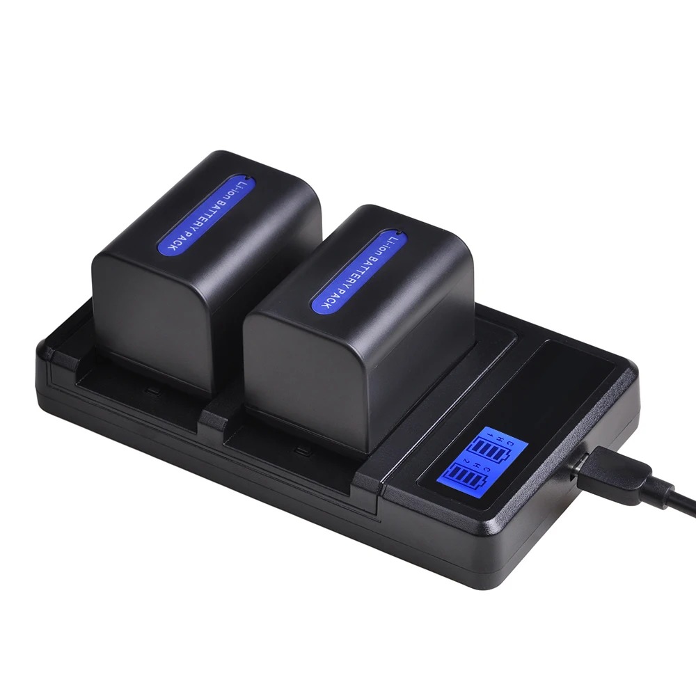 Akumulatory NP-FH70 2200 mAh do aparatu Sony NP-FH30 NP-FH40 NP-FH60 NP-FH50 NP-FH70 HDR-XR Series Battery — zdjęcie produktu 3